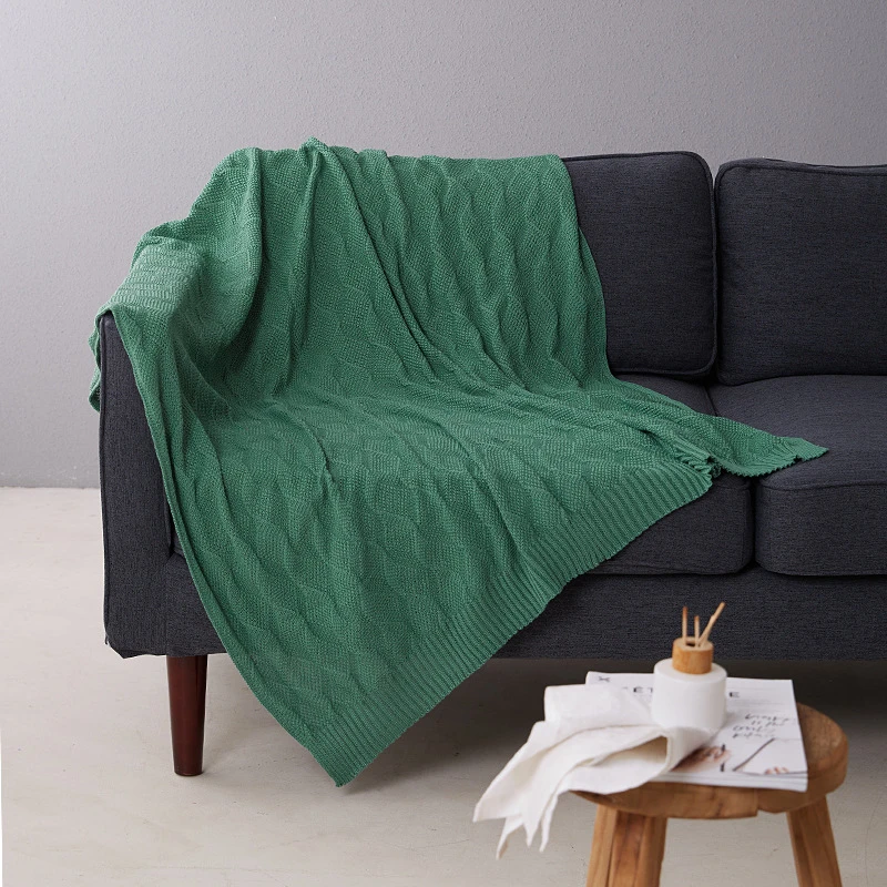 Simple and pure color knitted set universal towel lazy man multi-functional thread headboard
Simple and pure color knitted set universal towel lazy man multi-functional thread headboard