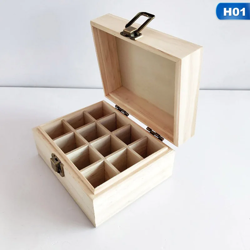 12 Grids Wooden Storage Box Organizer For Essential Oil Carrying Case Aromatherapy Container Treasure Jewelry Storage Box
12 Grids Wooden Storage Box Organizer For Essential Oil Carrying Case Aromatherapy Container Treasure Jewelry Storage Box