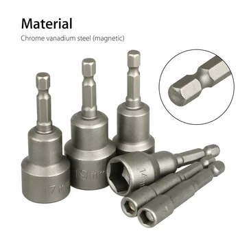 10pc 1/4 Magnetic Drill Bit Socket Nut Driver Hex Adapter Shank Tools Set 6-19mm Durable and good quality
10pc 1/4 Magnetic Drill Bit Socket Nut Driver Hex Adapter Shank Tools Set 6-19mm Durable and good quality