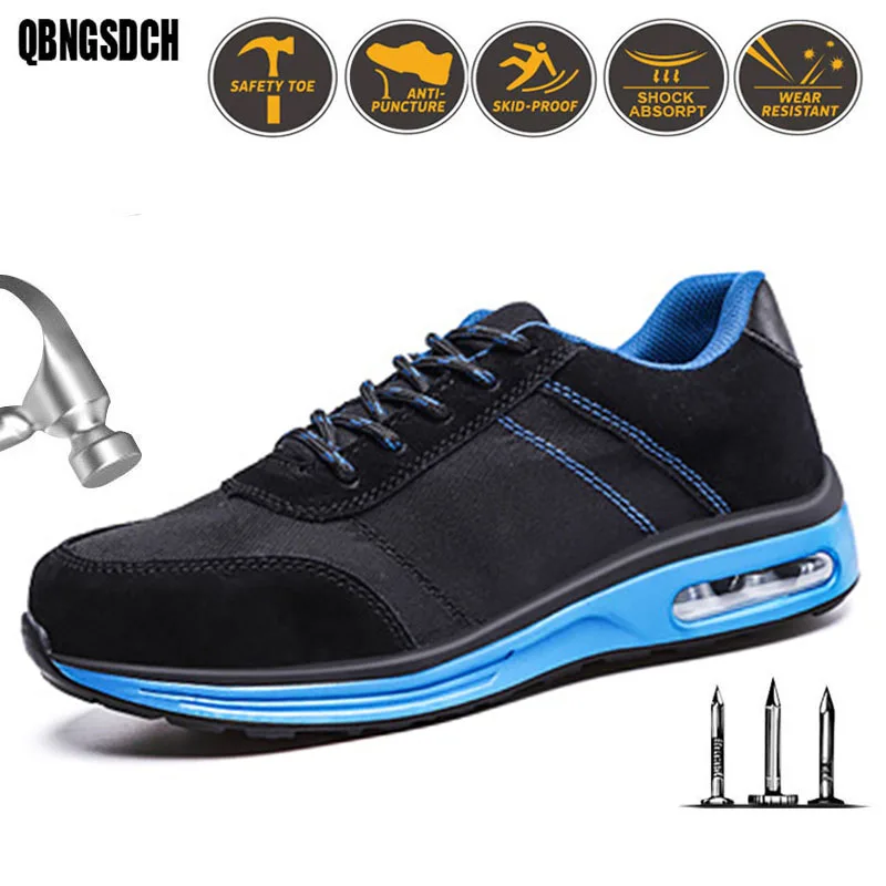 Steel Toe Work Shoes Men Summer Cushioning Non-slip Work Shoes Lightweight Breathable Men Women General Work Safety Shoes
Steel Toe Work Shoes Men Summer Cushioning Non-slip Work Shoes Lightweight Breathable Men Women General Work Safety Shoes