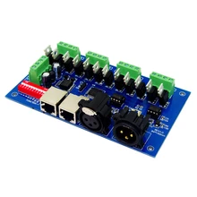 LED constant voltage plate common anode controller DMX512 decoder WS-DMX-12CH WS-DMX-18CH DC12-24V 24A
LED constant voltage plate common anode controller DMX512 decoder WS-DMX-12CH WS-DMX-18CH DC12-24V 24A