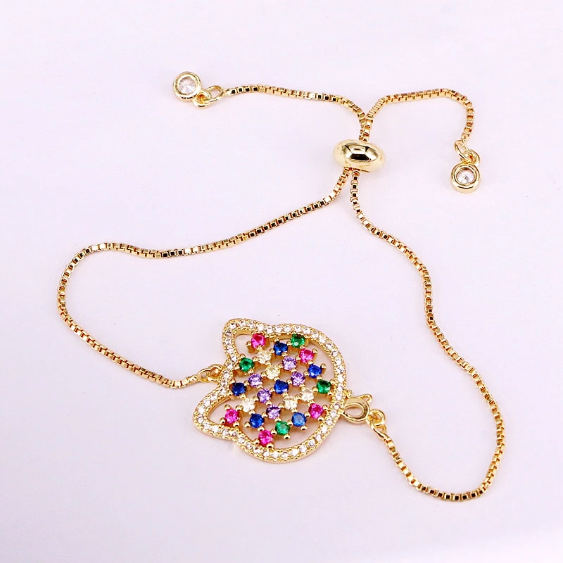 3PCS, Crystal Jewelry Copper Chain Colorful Rainbow Zirconia Bracelets NEW fashion Charm CZ Micro Pave For Women
3PCS, Crystal Jewelry Copper Chain Colorful Rainbow Zirconia Bracelets NEW fashion Charm CZ Micro Pave For Women