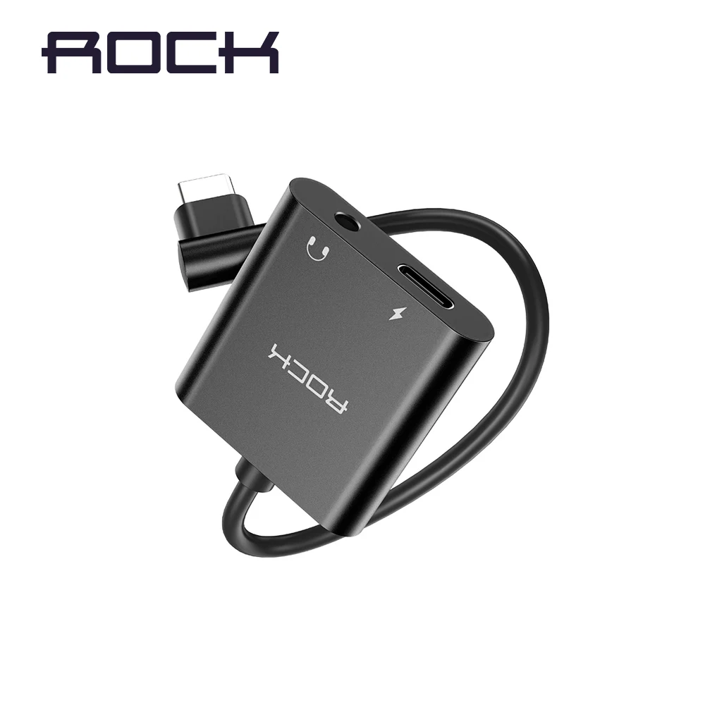 ROCK type C до 3 5 мм разъем для наушников адаптер type-C к USB аудио кабель конвертер PD