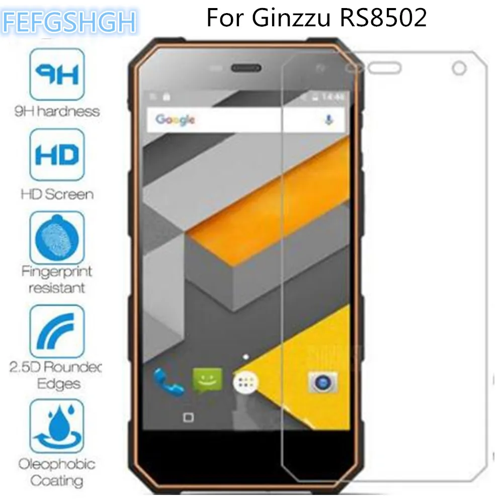 9H 2.5D Tempered Glass For Ginzzu RS8502 Explosion Proof Screen Protector Protective Film | Мобильные телефоны и