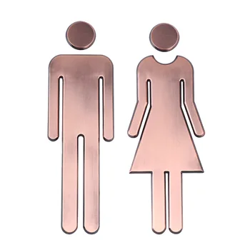 1 Set Toilet Sign Practical Useful Toilet Symbol Men and Women Sign for Shopping Mall Supermarket Office
1 Set Toilet Sign Practical Useful Toilet Symbol Men and Women Sign for Shopping Mall Supermarket Office