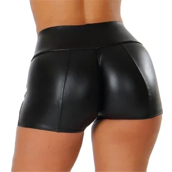 Fashion Sexy Shorts Women Autumn Stretchy High Waist Pu Leather Shorts College Shorts Solid Color Stitching Shorts Mujer:
Fashion Sexy Shorts Women Autumn Stretchy High Waist Pu Leather Shorts College Shorts Solid Color Stitching Shorts Mujer: