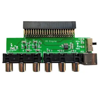 RGBS Card Video Booster RGBS Signal Audio Output for NEC PCE PC Engine Console for Grafx TV AC Conveter
RGBS Card Video Booster RGBS Signal Audio Output for NEC PCE PC Engine Console for Grafx TV AC Conveter