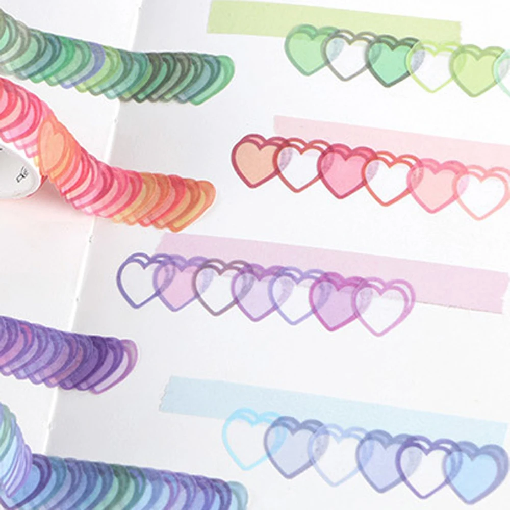 100pcs/roll Loving Heart Washi Tape Morandi Color Masking Tape DIY Scrapbooking Diary Decorative Stickers
100pcs/roll Loving Heart Washi Tape Morandi Color Masking Tape DIY Scrapbooking Diary Decorative Stickers