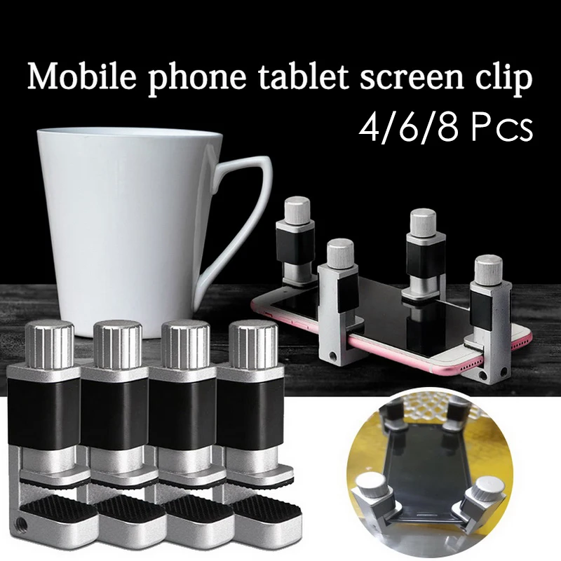 8PCS/Lot Adjustable Metal Clip Fixture Clamp Phone Repair Tools LCD Display Screen Fastening Clamp Clip For IPhone/IPad/Tablet
8PCS/Lot Adjustable Metal Clip Fixture Clamp Phone Repair Tools LCD Display Screen Fastening Clamp Clip For IPhone/IPad/Tablet