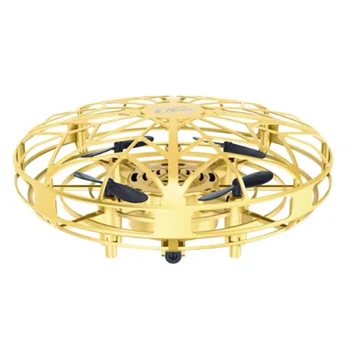The new round blue, gold and red 5 light with rolled-up UFO mini smart gesture sensor UFO quad levitation aircraft toy
The new round blue, gold and red 5 light with rolled-up UFO mini smart gesture sensor UFO quad levitation aircraft toy