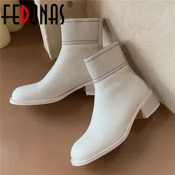 FEDONAS Concise Basic Shoes Woman Heels 2020 Winter Genuine Leather High Heels Boots Boots Fashion Wedding Demi-Season Boots
FEDONAS Concise Basic Shoes Woman Heels 2020 Winter Genuine Leather High Heels Boots Boots Fashion Wedding Demi-Season Boots