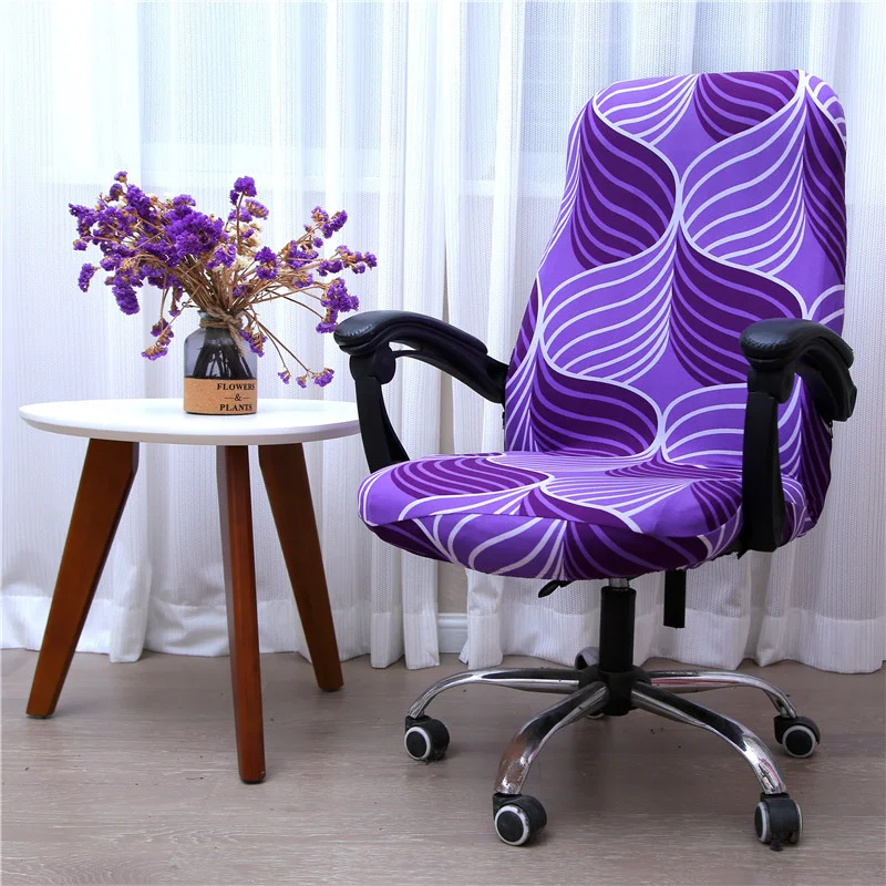 Generic Spandex Office Chair Covers Rotating Lift Computer Chair