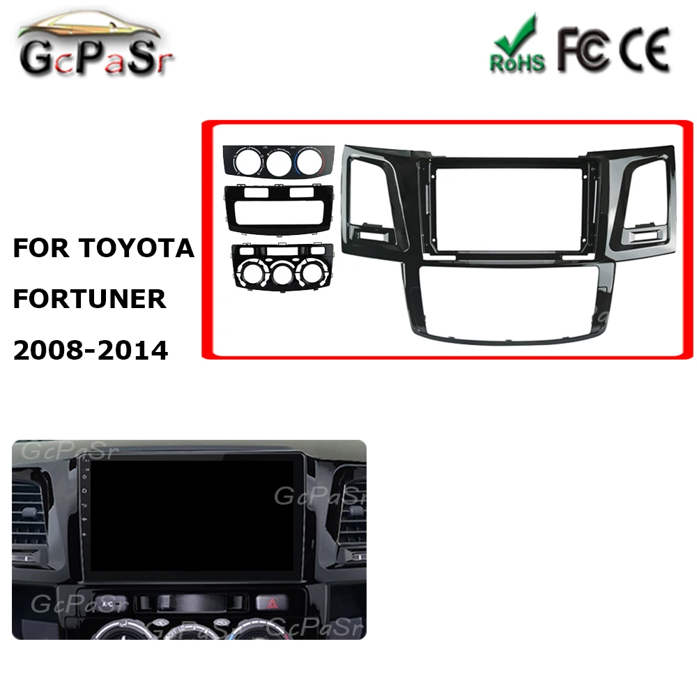 Для TOYOTA FORTUNER 2008-2014 9 дюймов автомобильная аудиосистема Fascia подходящая пластина панель приборной панели комплект для замены монтажа кабель питания провод
Для TOYOTA FORTUNER 2008-2014 9 дюймов автомобильная аудиосистема Fascia подходящая пластина панель приборной панели комплект для замены монтажа кабель питания провод
