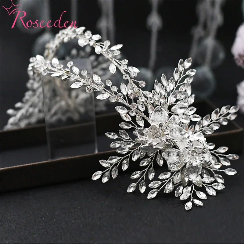 Romantic Bridal Headwear Rhinestone Flower Bride Headband Women Wedding Hair Accessories RE4153
Romantic Bridal Headwear Rhinestone Flower Bride Headband Women Wedding Hair Accessories RE4153