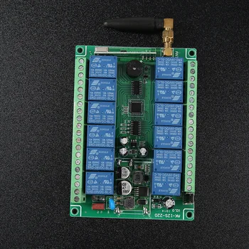 DC 12V-24V RF Switches 315MHz Remote Control Transmitter 12 CH Relay Receiver Easily Carrying Lightweight Gadgets
DC 12V-24V RF Switches 315MHz Remote Control Transmitter 12 CH Relay Receiver Easily Carrying Lightweight Gadgets