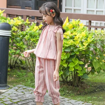 2020 Summer New Flroal Print Big Girl Clothing Set Cute Kids Vest Tops And Pants Set For Girls Baby Two Piece Set Pink White
2020 Summer New Flroal Print Big Girl Clothing Set Cute Kids Vest Tops And Pants Set For Girls Baby Two Piece Set Pink White