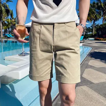 2020 Summer New Youth Popular British Style Solid Color Simple Five-point Pants Fashion Casual Slim Shorts White/black/khaki
2020 Summer New Youth Popular British Style Solid Color Simple Five-point Pants Fashion Casual Slim Shorts White/black/khaki