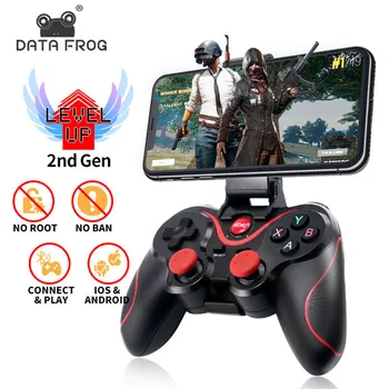 Data Frog Wireless Bluetooth Gamepad Support Official App Game Controller For iphone Android Smart Phone For PS3 PC TV Box
Data Frog Wireless Bluetooth Gamepad Support Official App Game Controller For iphone Android Smart Phone For PS3 PC TV Box