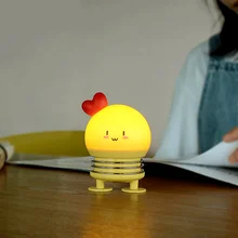 Cartoon Spring LED Night Light USB Charging Student Dormitory Eye Protection lamp Power Switch Button Luz Nocturna Infantil A
Cartoon Spring LED Night Light USB Charging Student Dormitory Eye Protection lamp Power Switch Button Luz Nocturna Infantil A