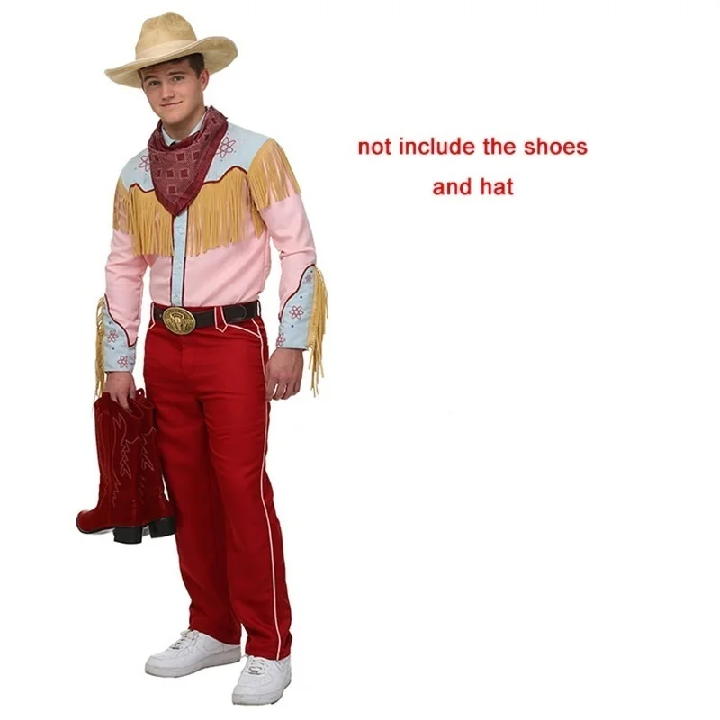 Movie Back To The Future Cosplay Horse Hoof Cowboy Costume Fringe Top Scarf Men Halloween Carnival Outfit
Movie Back To The Future Cosplay Horse Hoof Cowboy Costume Fringe Top Scarf Men Halloween Carnival Outfit