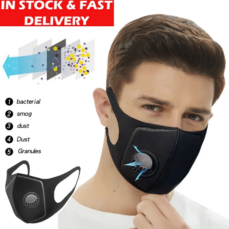 HOT Men Women Anti Dust Mask Anti PM2.5 Pollution Face Mouth Respirator Filter 3D Mouth Cover with Breathable Valve Mask
HOT Men Women Anti Dust Mask Anti PM2.5 Pollution Face Mouth Respirator Filter 3D Mouth Cover with Breathable Valve Mask