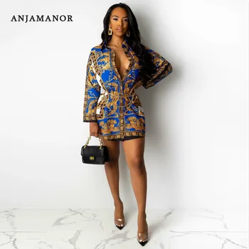 ANJAMANOR Luxury Print Sexy Dress Long Sleeve Shirt Plus Size Vintage Fall Dresses for Women Clubwear Vestidos D39-AE21
ANJAMANOR Luxury Print Sexy Dress Long Sleeve Shirt Plus Size Vintage Fall Dresses for Women Clubwear Vestidos D39-AE21