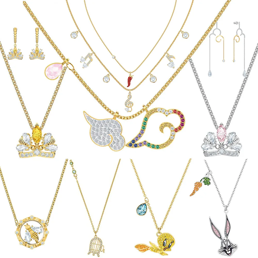 New Lucky Canary Cui Rabbit Small Bird Cage Multi-style Romantic Crystal Necklace European Fashion Female Wedding Jewelry
New Lucky Canary Cui Rabbit Small Bird Cage Multi-style Romantic Crystal Necklace European Fashion Female Wedding Jewelry