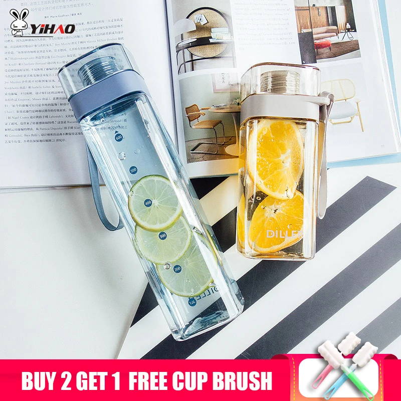 YIHAO Water Bottle 440ml 550ml 700ml Plastic Simple Transparent With Scale Plastic Portable Outdoor Thermal Water Bottle
YIHAO Water Bottle 440ml 550ml 700ml Plastic Simple Transparent With Scale Plastic Portable Outdoor Thermal Water Bottle