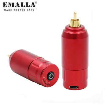EMALLA 1PCS Mini Wireless Alloy Tattoo Machine Tattoo Power Supply RCA Connection For Permanent Makeup Rotary Tattoo Machine Gun
EMALLA 1PCS Mini Wireless Alloy Tattoo Machine Tattoo Power Supply RCA Connection For Permanent Makeup Rotary Tattoo Machine Gun