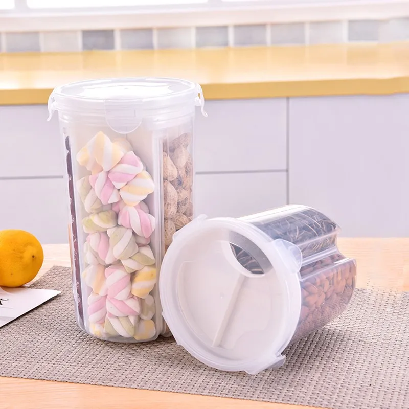 Rotatable Storage Tanks Grain Storage Box Sealed Cans Kitchen Plastic Cover With Transparent Jar Miscellaneous Grain Storage Can
Rotatable Storage Tanks Grain Storage Box Sealed Cans Kitchen Plastic Cover With Transparent Jar Miscellaneous Grain Storage Can