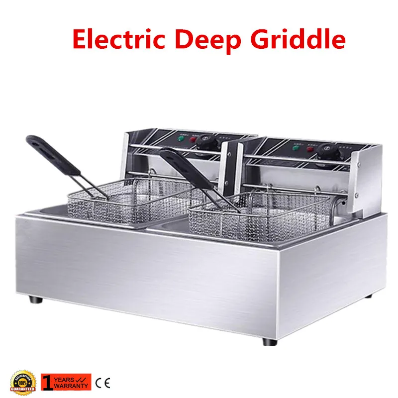 110V/220V Electric Deep Fryer Multifunction Frying Machine Smokeless Fried Fish Fat Fryer Grill Fried Chicken Dough Sticks
110V/220V Electric Deep Fryer Multifunction Frying Machine Smokeless Fried Fish Fat Fryer Grill Fried Chicken Dough Sticks