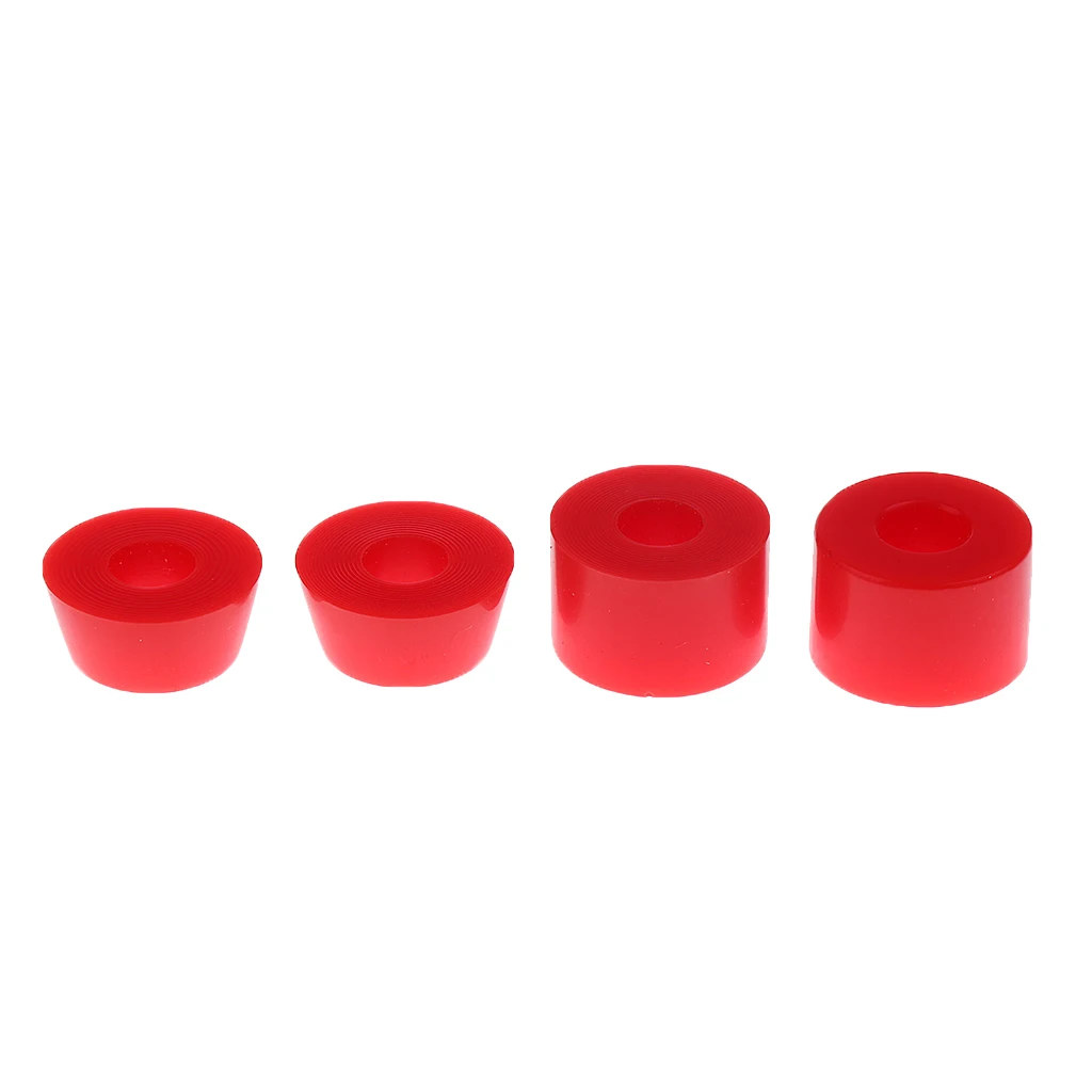 2 Pairs Replacement Bushings 90A Longboard Skateboard Truck Kit for 2 Trucks 2 Pairs Replacement Bushings 90A Longboard Skateboard Truck Kit for 2 Trucks