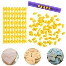 

Alphabet Letter Cookie Cutters Word Press Stamp Cake Decorating Molds Sugarcraft Chocolate Moulds Biscuit Baking Accessories