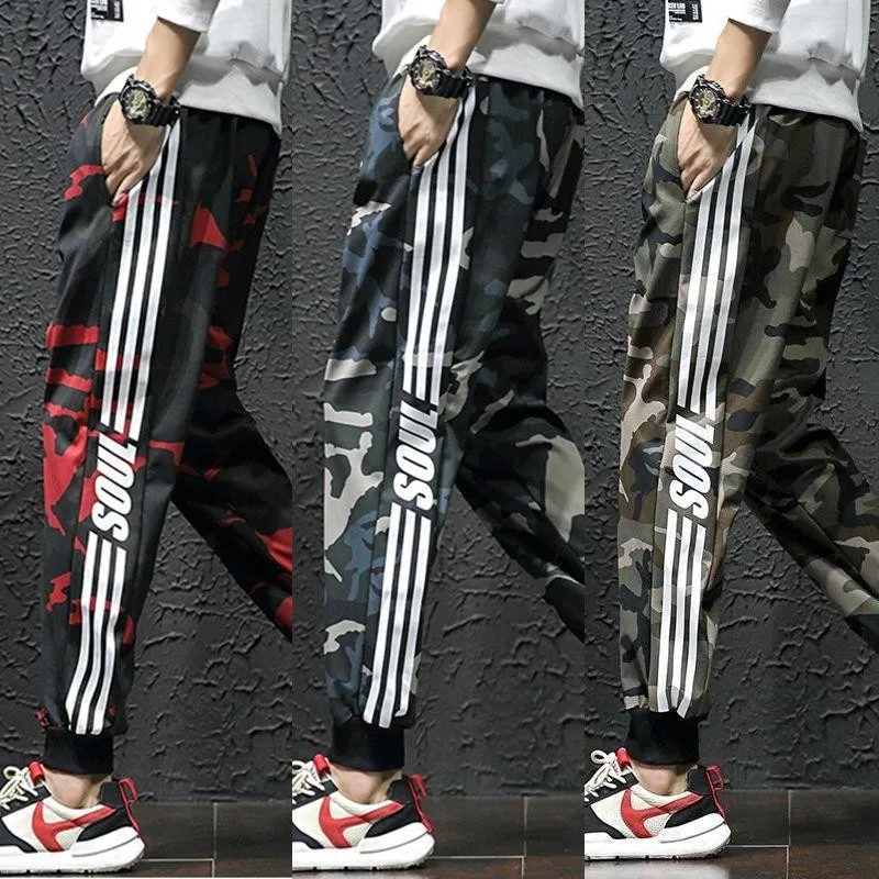 Men's Hip Hop Sweatpants Fitness Joggers 2019 Spring Male Side Stripe Street Man Camouflage Military Trousers Casual Harem Pants 
Men's Hip Hop Sweatpants Fitness Joggers 2019 Spring Male Side Stripe Street Man Camouflage Military Trousers Casual Harem Pants
