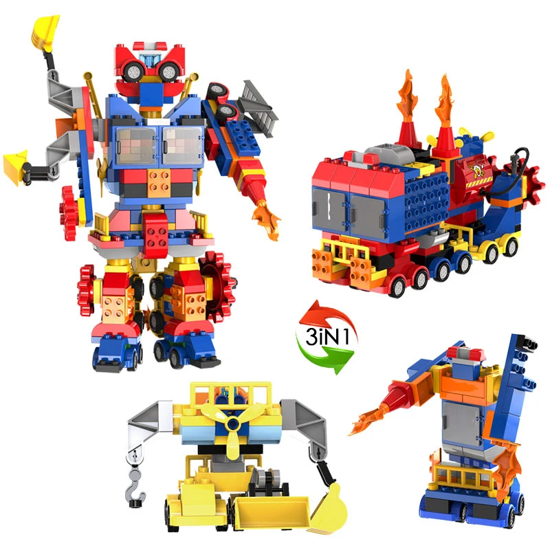 Duplo Series 180pcs 4In1 Model Fit Robot Truck Fire Construction Vehicle Bricks Building Blocks Toys Compatible City Sets
Duplo Series 180pcs 4In1 Model Fit Robot Truck Fire Construction Vehicle Bricks Building Blocks Toys Compatible City Sets