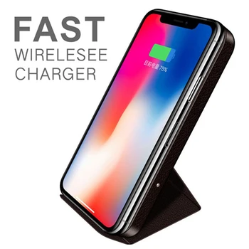 Foldable Wireless Cell Phone Charger Portable PU Leather Phone Holder Smartphone Bracket NC99
Foldable Wireless Cell Phone Charger Portable PU Leather Phone Holder Smartphone Bracket NC99