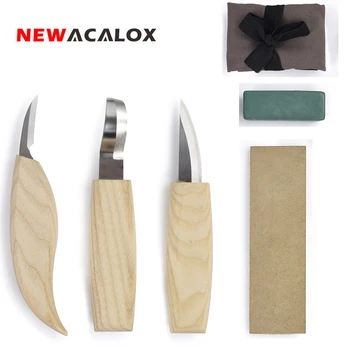 NEWACALOX Wood Carving Tools Set Wood Carving Knife for Spoon Carving Polishing Compound Hook Sloyd Detail Knife with Tool Bag
NEWACALOX Wood Carving Tools Set Wood Carving Knife for Spoon Carving Polishing Compound Hook Sloyd Detail Knife with Tool Bag