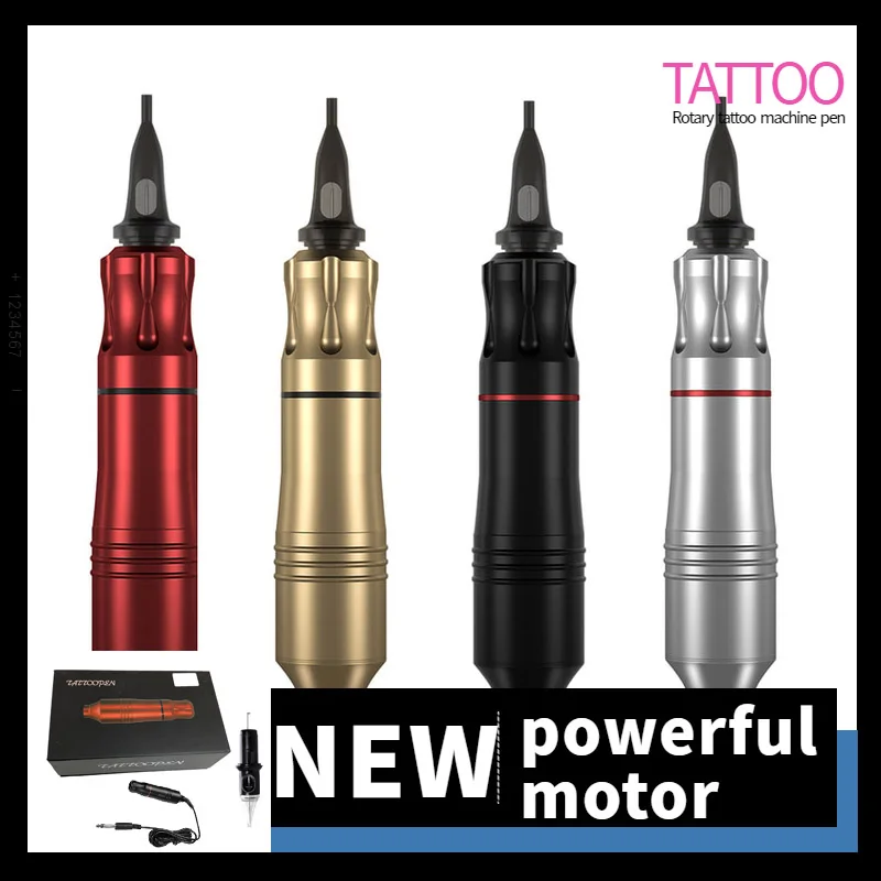 Rotary Tattoo Machine Space Aluminum Tattoo Pen Powerful Motor Machines with DC Cable Suitable for Eye Lip Eyebrow Tattoo
Rotary Tattoo Machine Space Aluminum Tattoo Pen Powerful Motor Machines with DC Cable Suitable for Eye Lip Eyebrow Tattoo