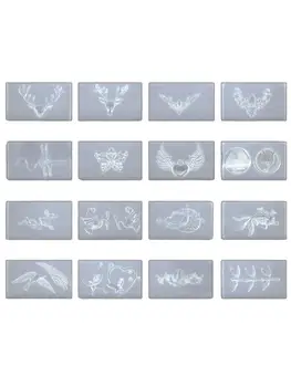 12Pcs Button Flower Key English Letters Pendant Mold Kit Alphabet Pendant UV Resin Silicone Mold Jewelry Making Tools
12Pcs Button Flower Key English Letters Pendant Mold Kit Alphabet Pendant UV Resin Silicone Mold Jewelry Making Tools