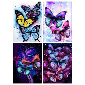 4 Pack 5D Diamond Painting Kit,DIY Diamond Rhinestone Painting Kits for Adults Arts Craft Home Decor(Butterfly)
4 Pack 5D Diamond Painting Kit,DIY Diamond Rhinestone Painting Kits for Adults Arts Craft Home Decor(Butterfly)