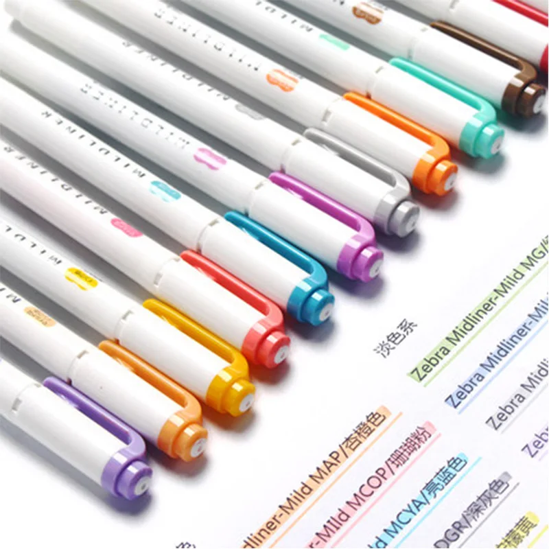 5pcs/set Mildliner Double Headed Highlighter Marker Pens Colored Painting Drawing Pen School Office Supplies Japanese Stationery
5pcs/set Mildliner Double Headed Highlighter Marker Pens Colored Painting Drawing Pen School Office Supplies Japanese Stationery