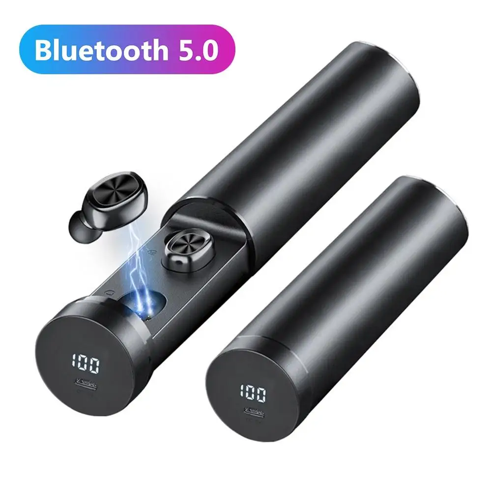 B9 TWS Bluetooth 5 0 в ухо бинауральные Беспроводные сенсорные кнопочные