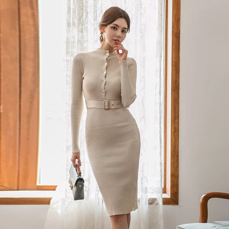 3118 #2019 Autumn And Winter New Style WOMEN'S Dress Waist Hugging Slimming Sheath Dress
3118 #2019 Autumn And Winter New Style WOMEN'S Dress Waist Hugging Slimming Sheath Dress