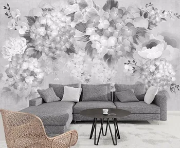 CJSIR Custom Wallpaper Pastoral Hand-painted Black and White Floral Sofa TV Background Wall Living Room Bedroom 3d Wallpaper
CJSIR Custom Wallpaper Pastoral Hand-painted Black and White Floral Sofa TV Background Wall Living Room Bedroom 3d Wallpaper