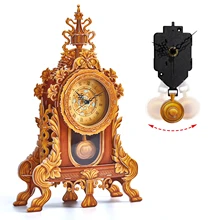 CubicFun 3D Puzzle Pendulum Clock Vintage Building Kits 128 Pcs Retro DIY Desk Clock Model Home Decoration Gift for Kids Adults
CubicFun 3D Puzzle Pendulum Clock Vintage Building Kits 128 Pcs Retro DIY Desk Clock Model Home Decoration Gift for Kids Adults