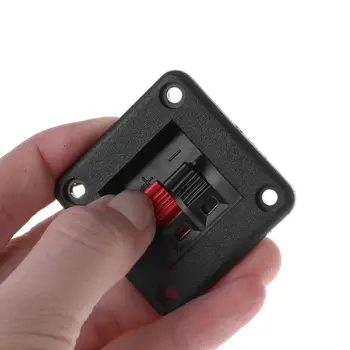 10PCS Speaker Terminal Plate 2 Position 2 Terminals Spring Clip Black Red Double Input Jack Audio Speaker
10PCS Speaker Terminal Plate 2 Position 2 Terminals Spring Clip Black Red Double Input Jack Audio Speaker