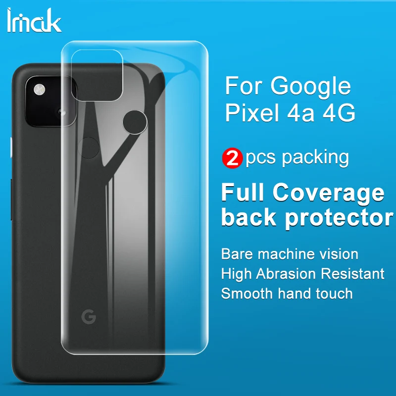 Imak 2 шт. мягкая прозрачная Гидрогелевая пленка для Google Pixel 4a 4G 5G защита экрана 3D