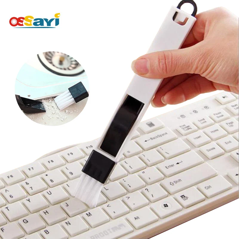 Computer Brush with Dust Pan Keyboard Window Gap Cleaning Tools | Дом и сад