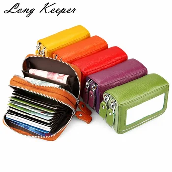 Card Holder Women Business Genuine Leather Card Wallet Prevent RFID Zipper Female Credit Card Holder Black Fashion
Card Holder Women Business Genuine Leather Card Wallet Prevent RFID Zipper Female Credit Card Holder Black Fashion