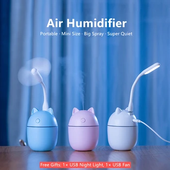 220ML Air Humidifier Essential Oil Diffuser Mini Mist Spray With Night Light Fan For Home Spa Car USB Fogger Air Purifier
220ML Air Humidifier Essential Oil Diffuser Mini Mist Spray With Night Light Fan For Home Spa Car USB Fogger Air Purifier